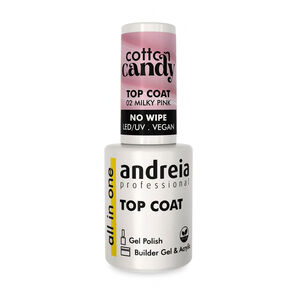 Semipermanenter Top Coat Cotton Candy Milky Pink