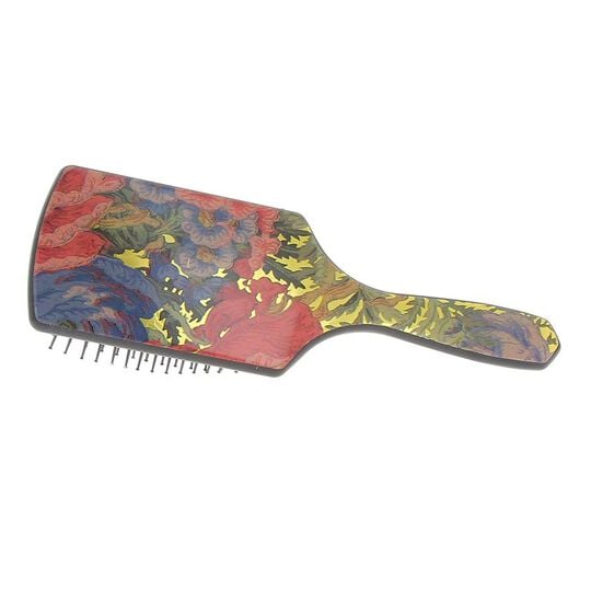Paddle Brush mit Blumenmuster