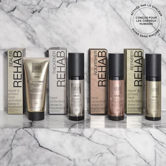 Pflegende Behandlung f&uuml;r trockenes Haar Rehab