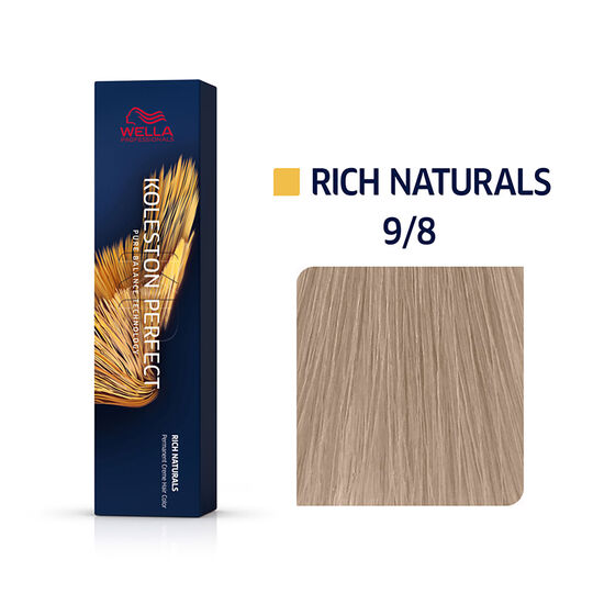 Permanente Haarfarbe Koleston Perfect Me+ 9/8 Sehrhellblond Perl&eacute;