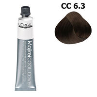 Neutralisierende Haarfarbe Majirel Cool Cover 6.3 dunkelblond mit goldenem Schimmer