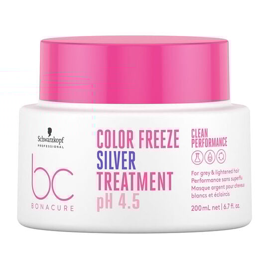 Silbermaske f&uuml;r graues und wei&szlig;es Haar BC Color Freeze Silver