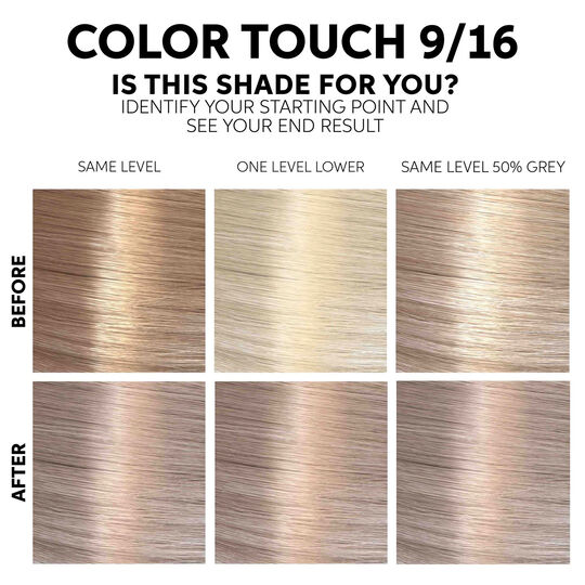 Color Touch Fresh-up-Kit 9/16 Sehrhellblond Asch Violett
