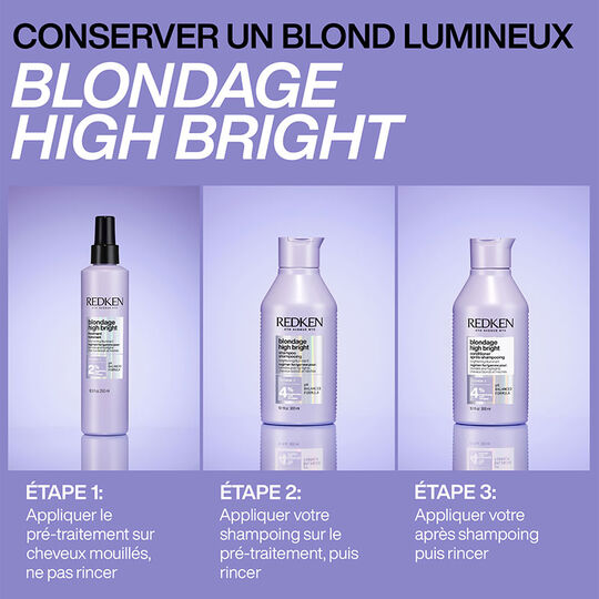 Aufhellende Sp&uuml;lung f&uuml;r blondes Haar Blondage High Bright