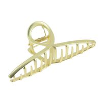 Metall-Krokodilklammer &bdquo;Unendlich&rdquo; Gold matt