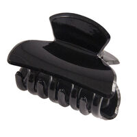 Schwarze Krokodilklemme