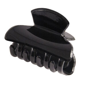 Schwarze Krokodilklemme