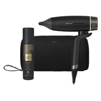 Speed-Haartrockner mit Tasche und Volumenspray Mattschwarz