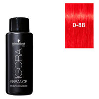 Halbpermanente Haarfarbe Igora Vibrance 0-88 Rot-Booster
