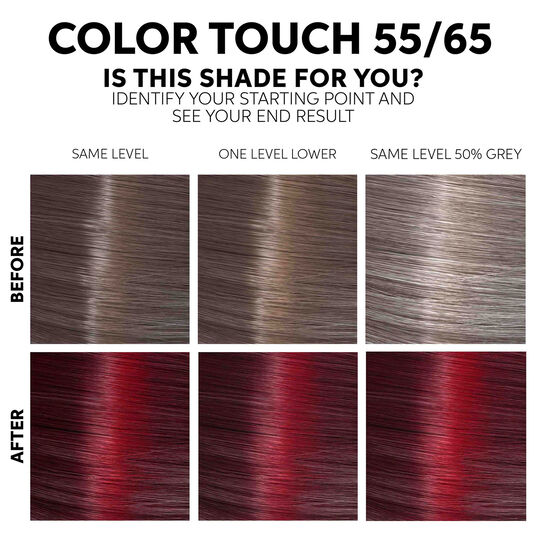 Color Touch Fresh-up-Kit 55/65 Hellkastanienbraun Violett Mahagoni Intensiv