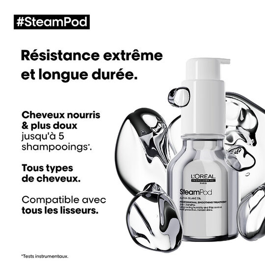 SteamPod 3.0 Gl&auml;tteisen-Set und Gl&auml;ttungs-Pflege