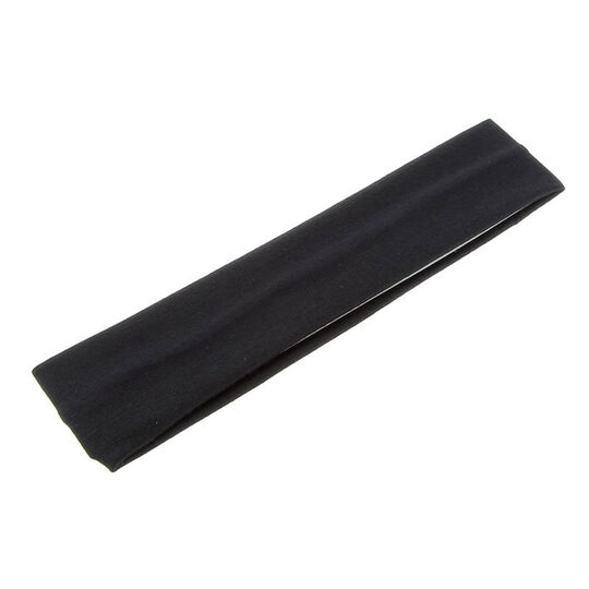 Schmales schwarzes Stirnband