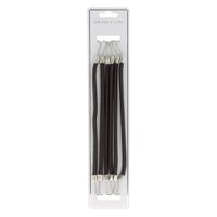 Haarb&auml;nder mit Haken x 6 schwarz