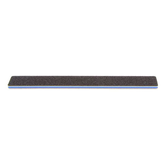 Rechteckige schwarze Feile f&uuml;r nat&uuml;rliche N&auml;gel 100/180 : Mittleres / Feinkorn