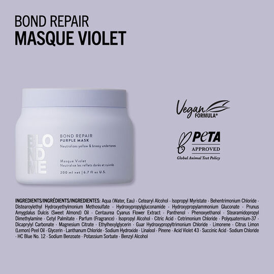 Blondme Bond Repair Purple Mask