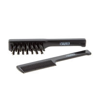 O'Barber Bart- und Schnurrbartb&uuml;rste und -kamm im Set