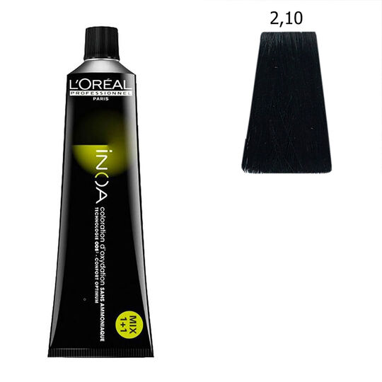 Inoa Haarfarbe ohne Ammoniak 2.1 schwarz blau