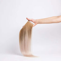 Tape In Extensions Ombre Echthaar 40cm 8/Silber