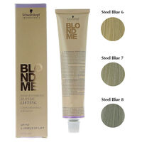 Blondme Aufhellungscreme Metallic-Blau