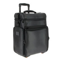 Schwarzer weicher Trolley-Koffer