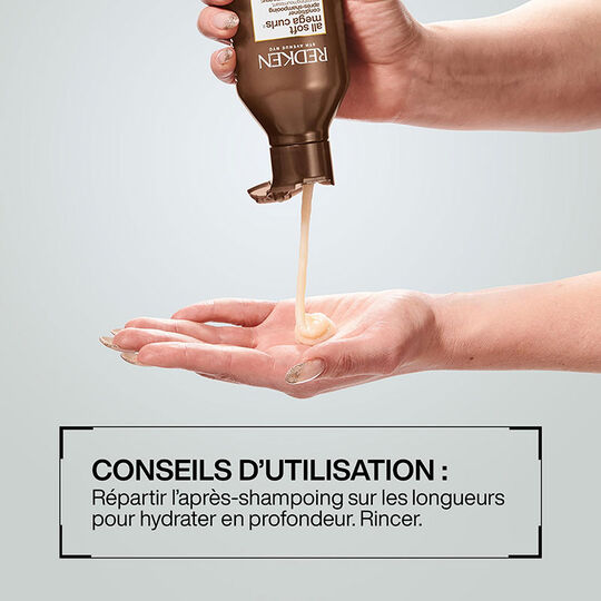 Conditioner f&uuml;r lockiges bis krauses Haar All Soft Mega Curls