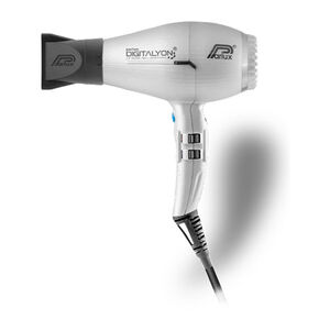 Digitalyon-Haartrockner und sein Magic Sense-Diffusor Silber