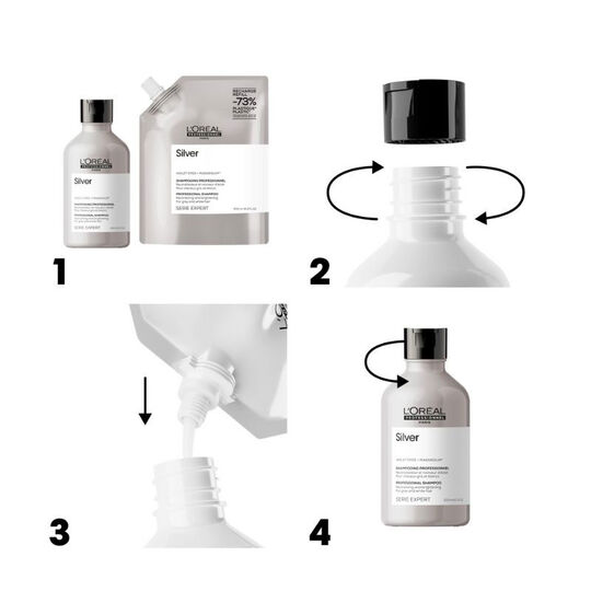 Duo-Nachf&uuml;llpackung Silver + Shampoo