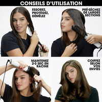 2-in-1-F&ouml;hnb&uuml;rste Duet Blowdry Wei&szlig;