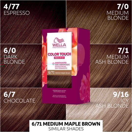 Color Touch Fresh-up-Kit 6/71 Dunkelblond Marron Asch