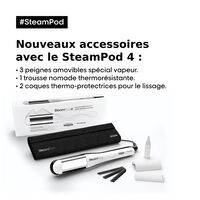 SteamPod 4 Gl&auml;tteisen- und Lockenstab-Set und Gl&auml;ttungspflege