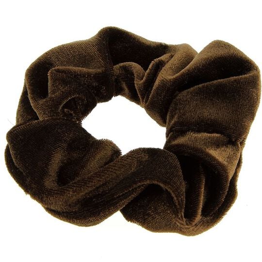 Samt-Haargummi braun