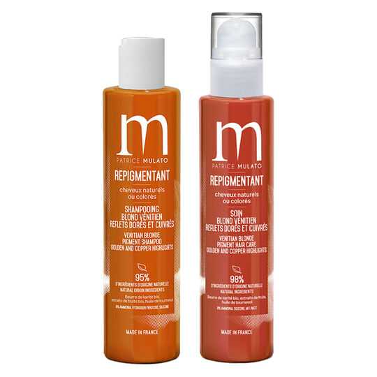 Repigmentierungsritual Shampoo + Pflege