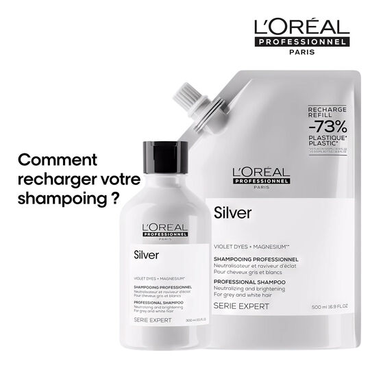 Entgelbendes Shampoo Silver Nachf&uuml;llpackung 500 ml