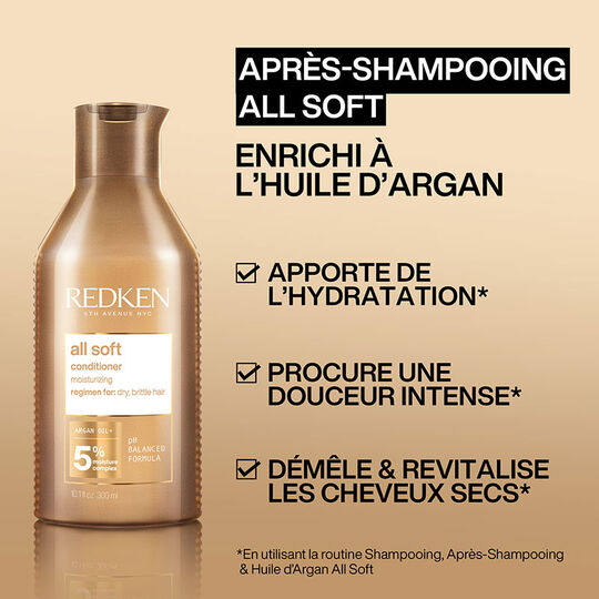 Feuchtigkeitsspendender Conditioner f&uuml;r trockenes und strapaziertes Haar All Soft
