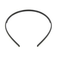 Schmales schwarzes Stirnband