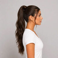 Ponytail Extensions Echthaar 55 cm 2
