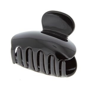 Krokodilklammer mit Gl&ouml;ckchen Schwarz