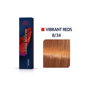 Permanente Haarfarbe Koleston Perfect Me+ 8/34 Hellblond Gold Kupfer