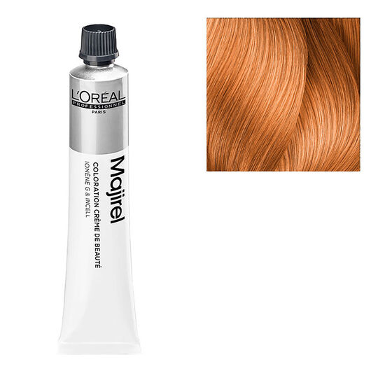 Permanente Haarfarbe Majirel 8.04 Hellblond Natur Kupfer