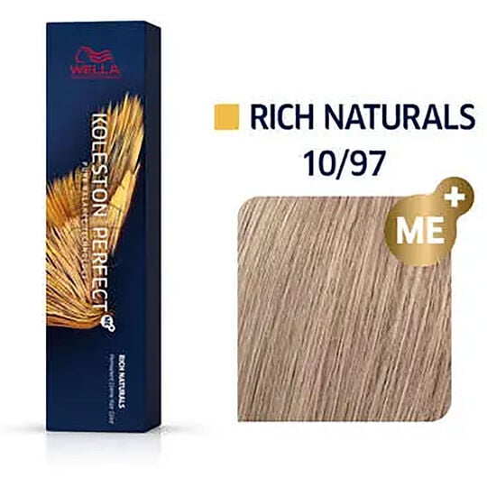Permanente Haarfarbe Koleston Perfect Me+ 10/97 Superhellblond Rauch Braun