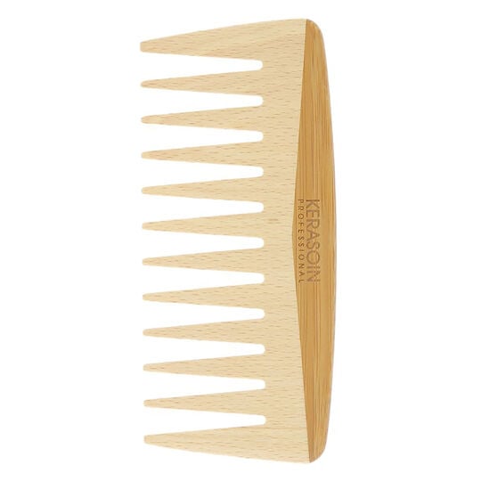 Breitzinkiger Kamm aus Buchenholz