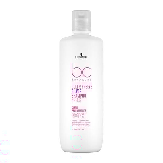 Silber-Shampoo f&uuml;r graues und wei&szlig;es Haar BC Color Freeze Silver