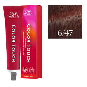 Semipermanente Coloration Color Touch 6/47 dunkelblond mit kupferfarbenen Braunreflexen