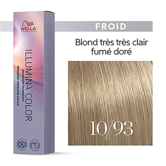Illumina Color 10/93 Sehr helles Blond Rauch-Gold