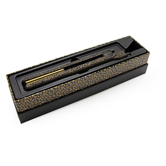 Haargl&auml;tter C-Style Digital Black Soft Touch Goldleopard