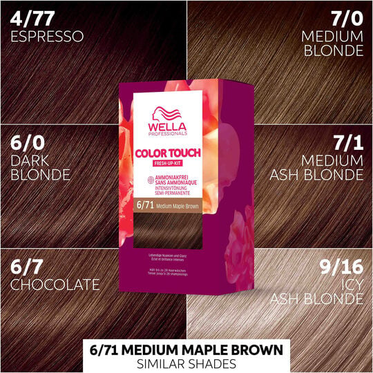 Color Touch Fresh-up-Kit 6/71 Dunkelblond Marron Asch