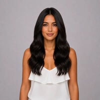 Clip In Extensions Echthaar 40 cm 1B