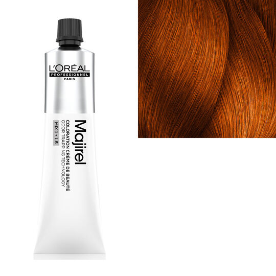 Majirel Sch&ouml;nheitscreme-Haarfarbe 6.45 Dunkelblond Kupfer Mahagoni