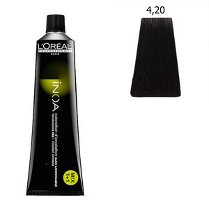 Inoa Haarfarbe ohne Ammoniak 4.20 deep auburn