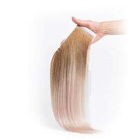Tape In Extensions Ombre Echthaar 40cm 8/Silber